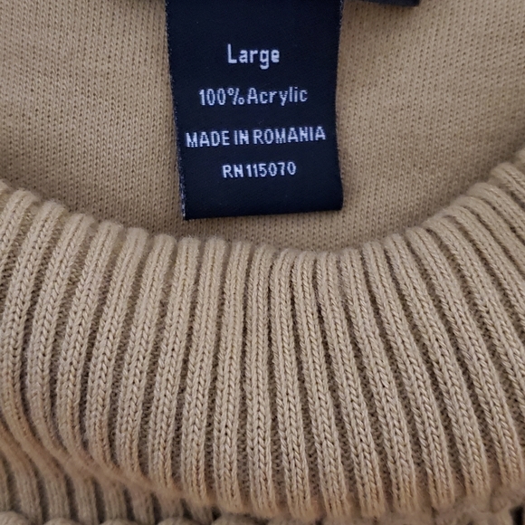 Nina Leonard Sweater fringes neck  Size L - Picture 2 of 7